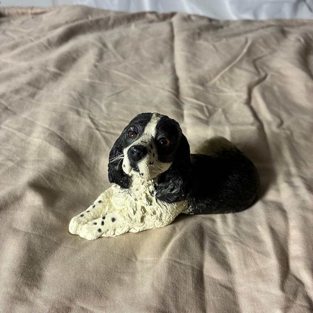 Vintage 1989 Martha Carey Whiskers #2538 Spaniel Dog Figurine Milton VT USA